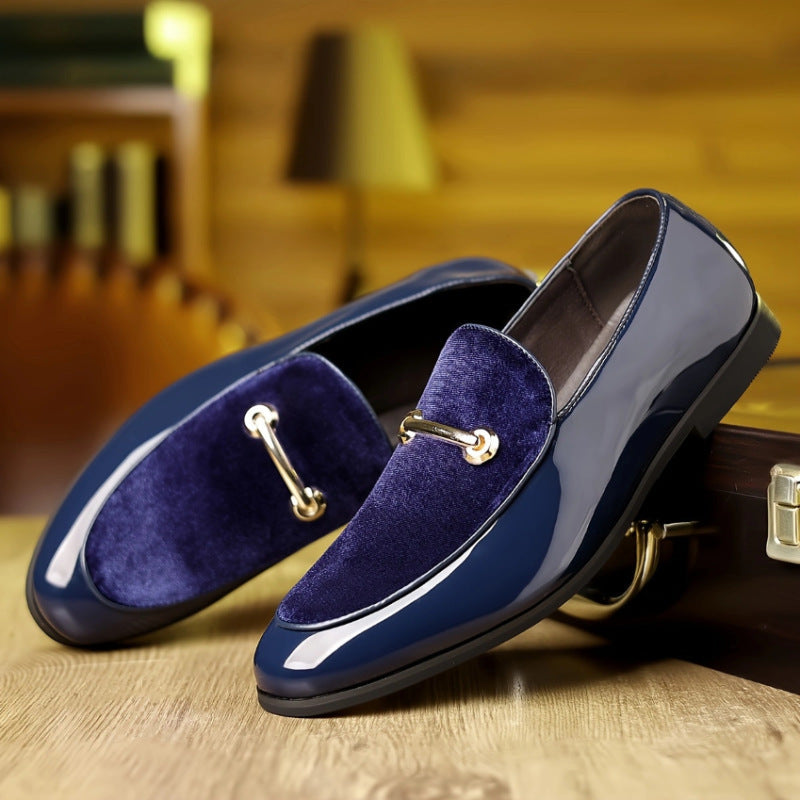 Plus Size Leather Shoes Men's Formal Wear Business Pointed Casual British Demandx