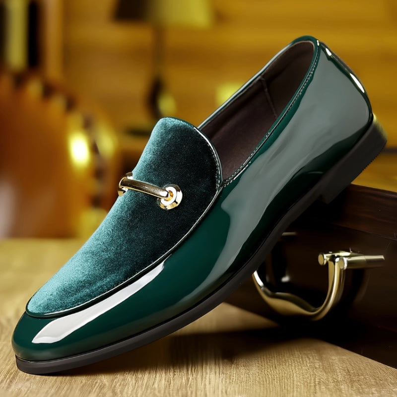 Plus Size Leather Shoes Men's Formal Wear Business Pointed Casual British Demandx